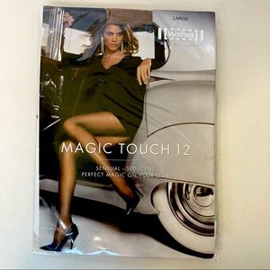 🆕WT WOLFORD ✨ MAGIC TOUCH 12 TIGHTS, L, CARAMEL